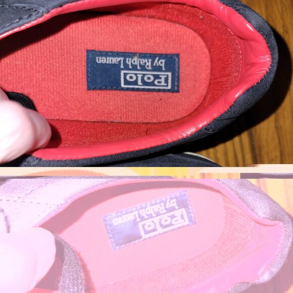 Polo Ralph Lauren Mens Hanford Sneakers Tennis Shoes Canvas Size 13D - Picture 6 of 10